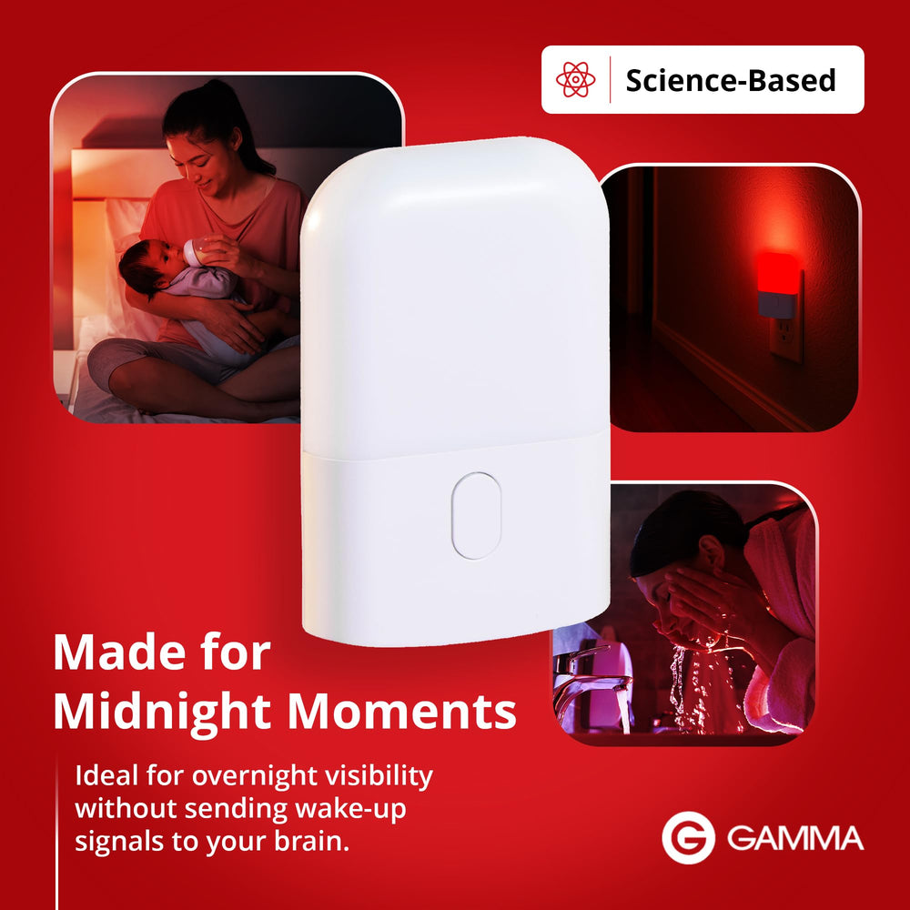 Gamma Revive bedtime-friendly lighting supports calmer evening routines.