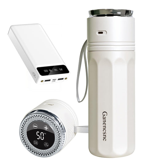 Ganencsnc electric insulin cooler travel case showing USB-C cooling for on-the-go temperature control.