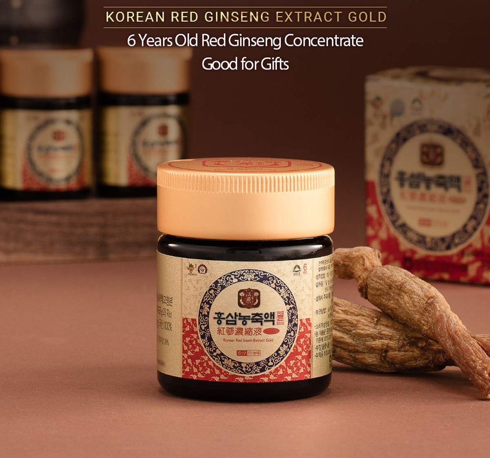 Gangwoninsam 6-year red ginseng roots image illustrating heritage and quality.