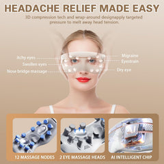 Ganoel Eye Massager with Bluetooth close-up for music during sessions
