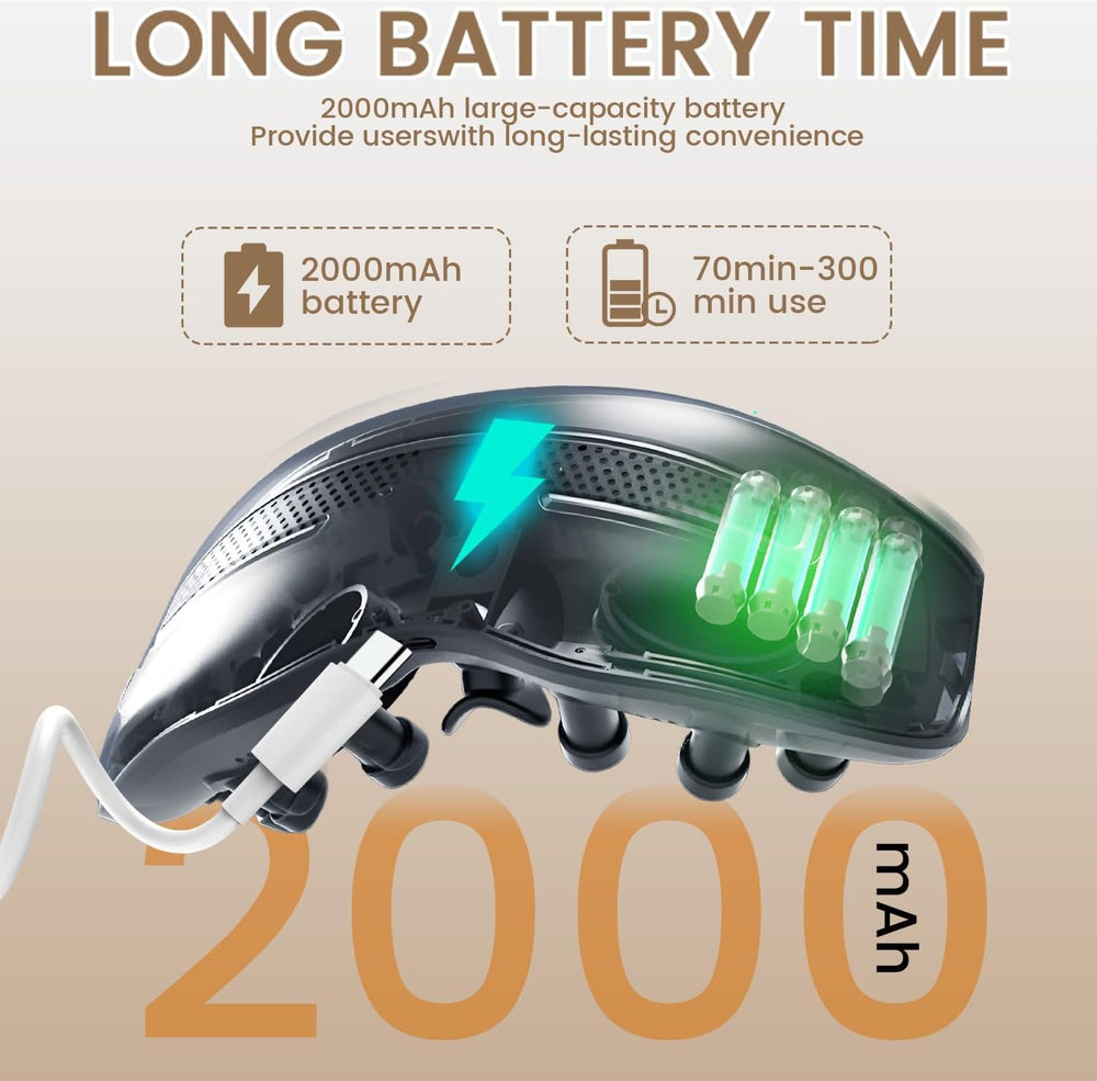 Ganoel Eye Massager fast-charge close-up for quick power