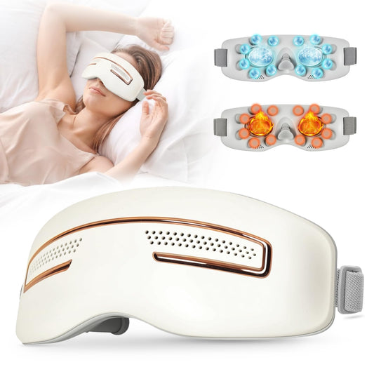 GANOEL Eye Massager with heat therapy for quick eye warmth.