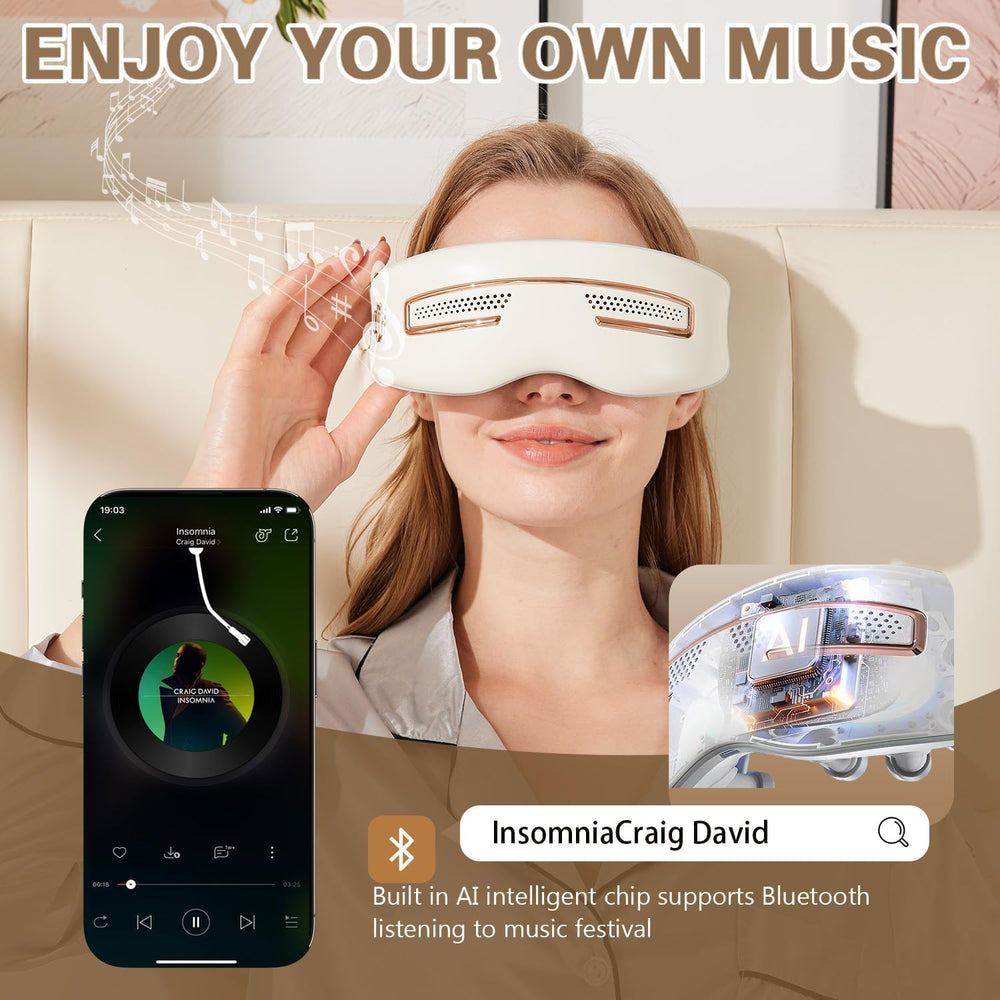 Ganoel Eye Massager silicone exterior close-up, skin-friendly and easy to clean