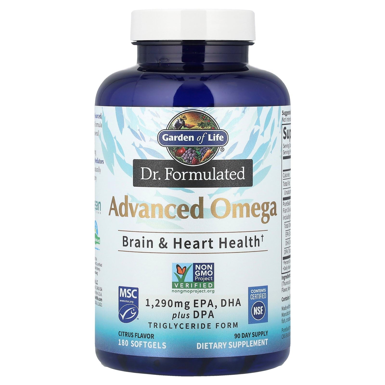 Garden of Life anchovy sourcing Peru image highlighting traceable, sustainably sourced omega-3 ingredients.