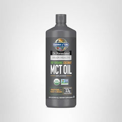Garden of Life MCT oil hexane-free label communicates purity
