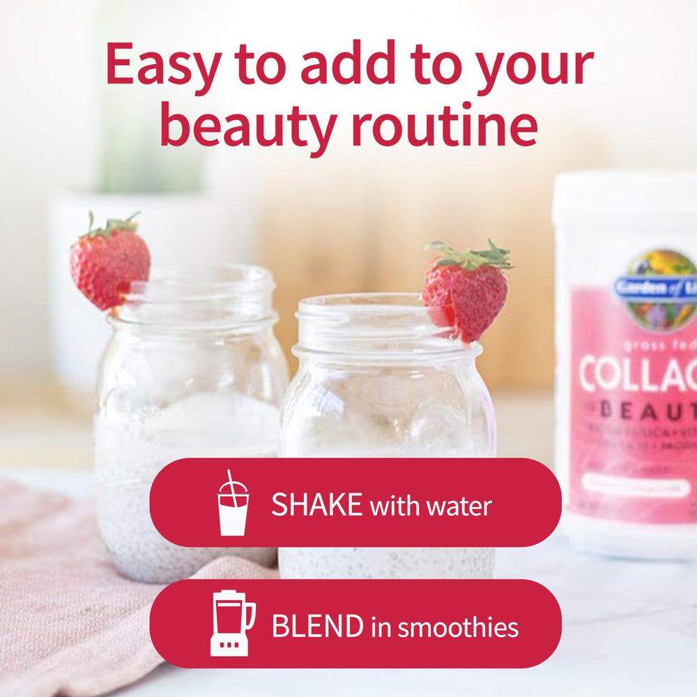 Garden of Life Collagen Beauty hair skin nails benefit visualization