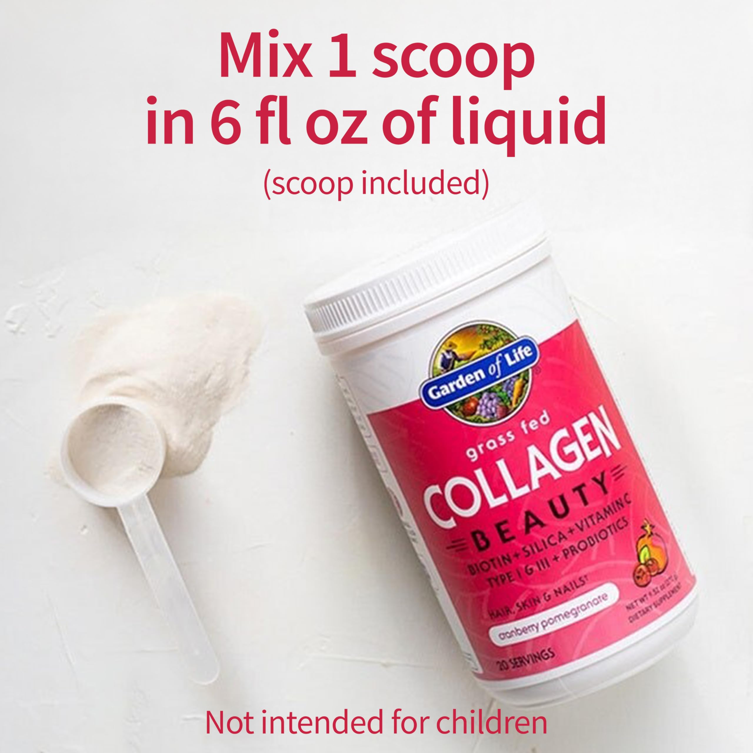 Garden of Life Collagen Beauty probiotic icon indicating digestive support