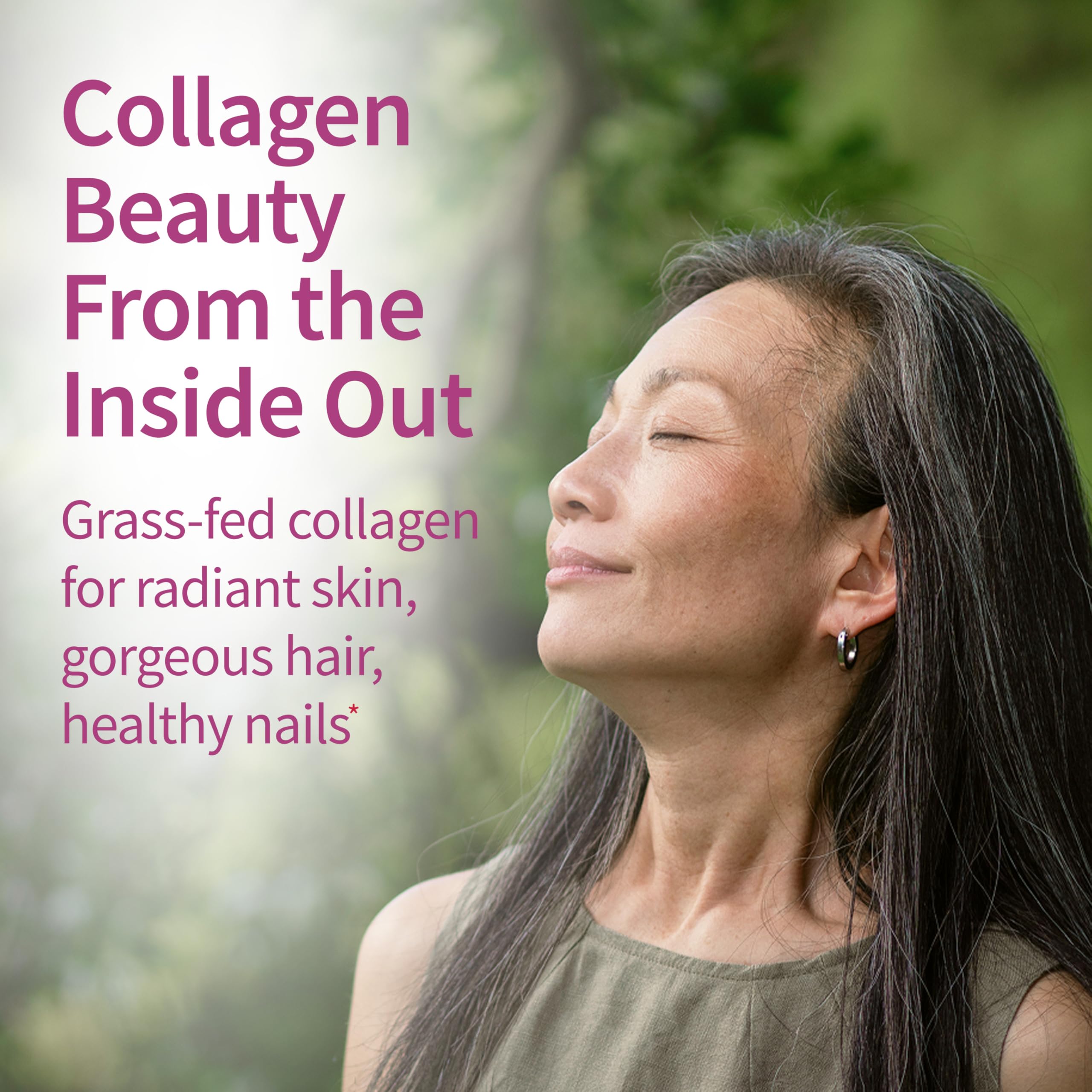 Garden of Life collagen powder dissolving in water for quick, smooth shakes.