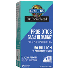 Garden of Life Dr. Formulated 3in1 bottle for daily digestive support