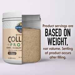 Baking bowl with Garden of Life Collagen Chocolate added to batter for protein-rich treats.