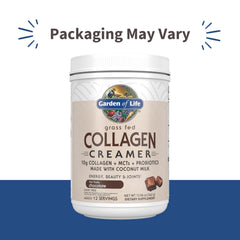 Dissolving collagen creamer powder in hot coffee by Garden of Life