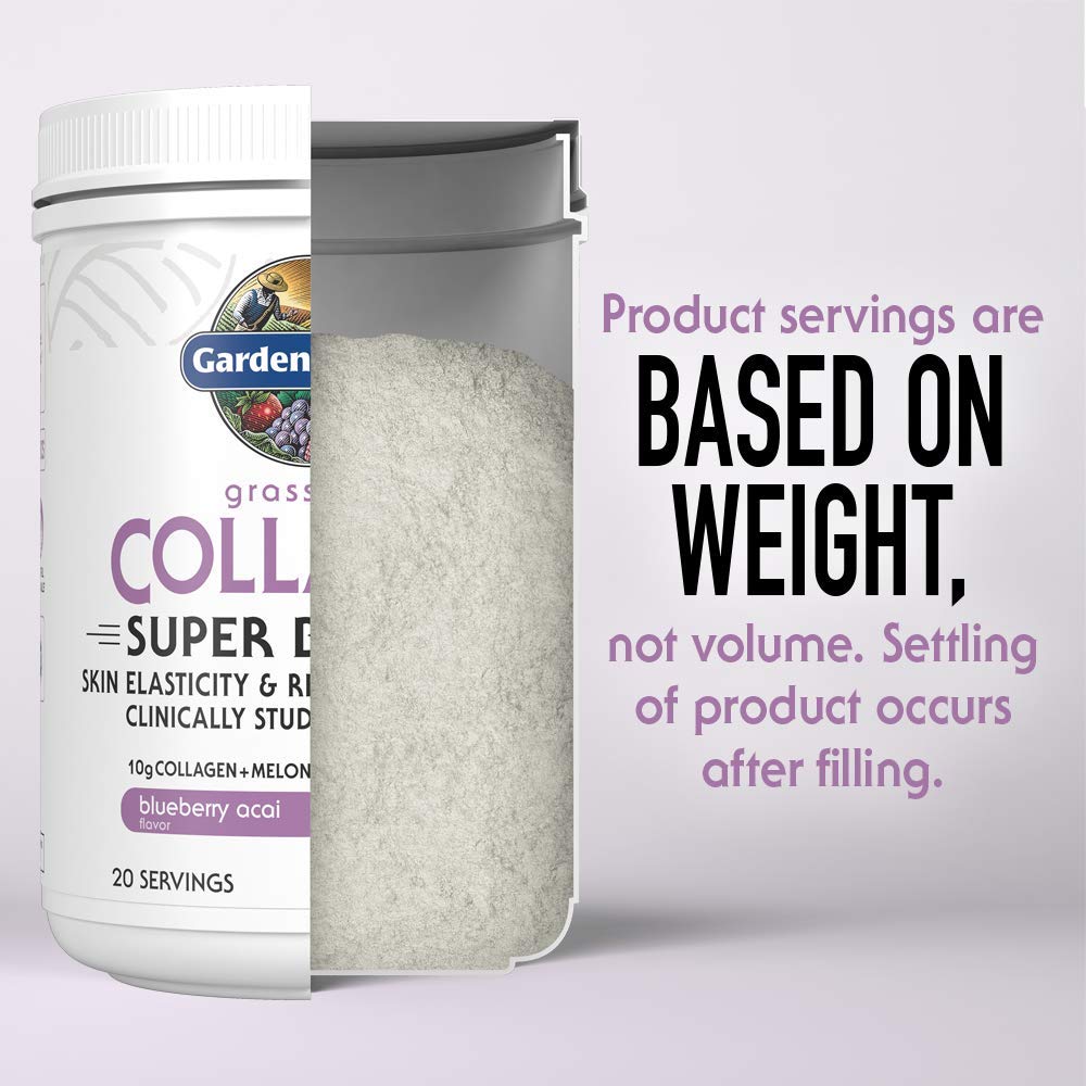 NSF gluten-free certification and non-GMO verification for Garden of Life collagen powder