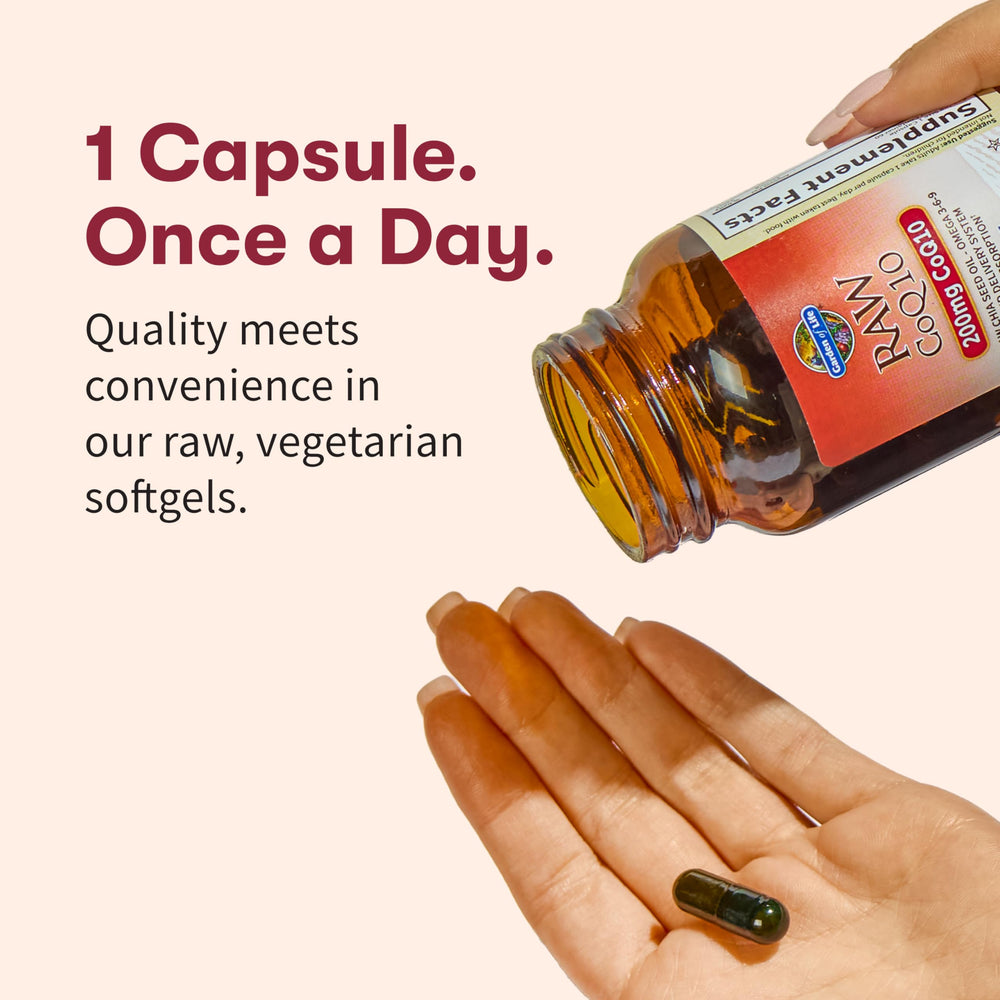 Garden of Life ingredients including probiotics and chia oil