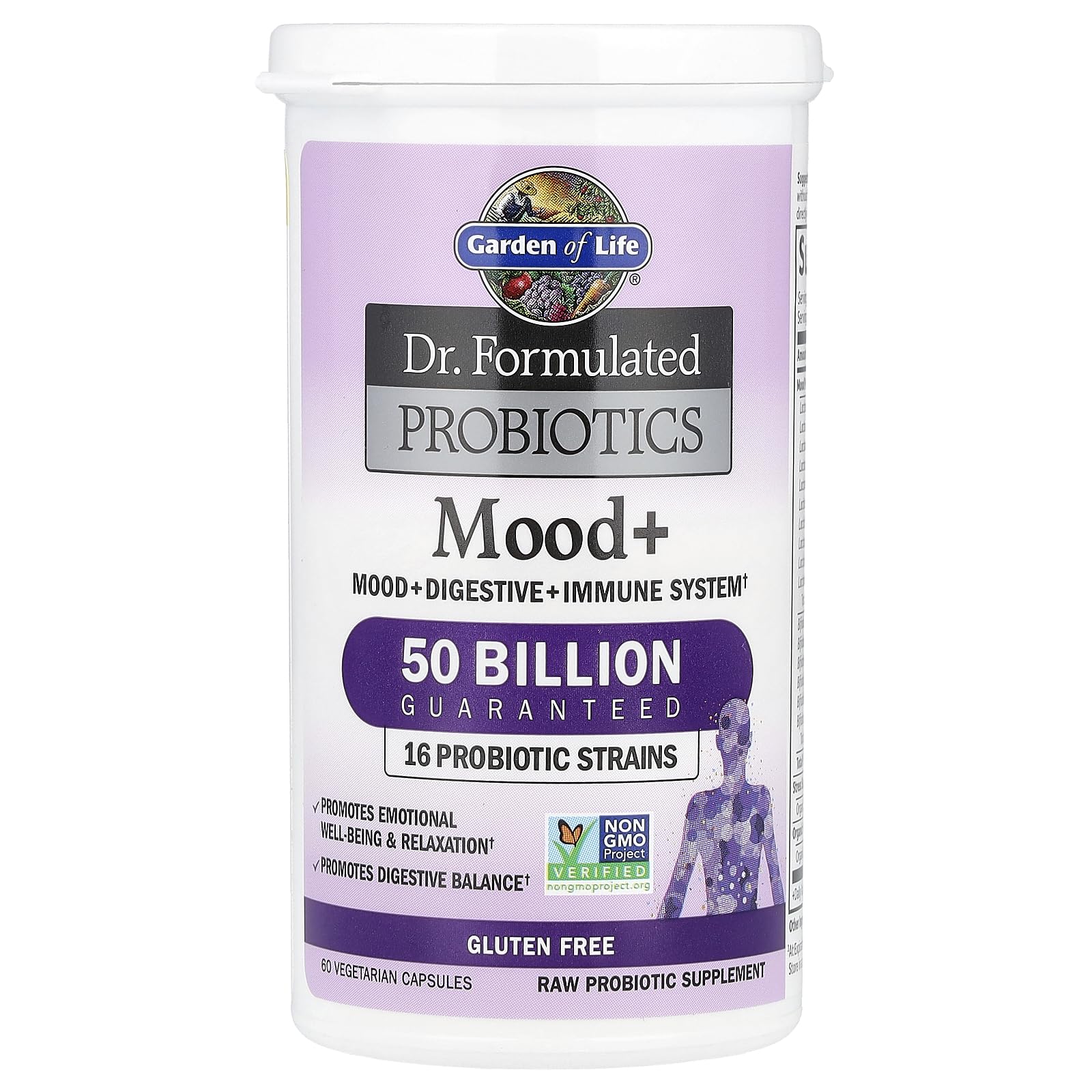 Mood+ display with organic Alaska blueberries
