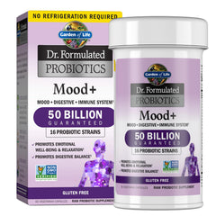 Garden of Life Mood+ bottle for daily mood and digestion support