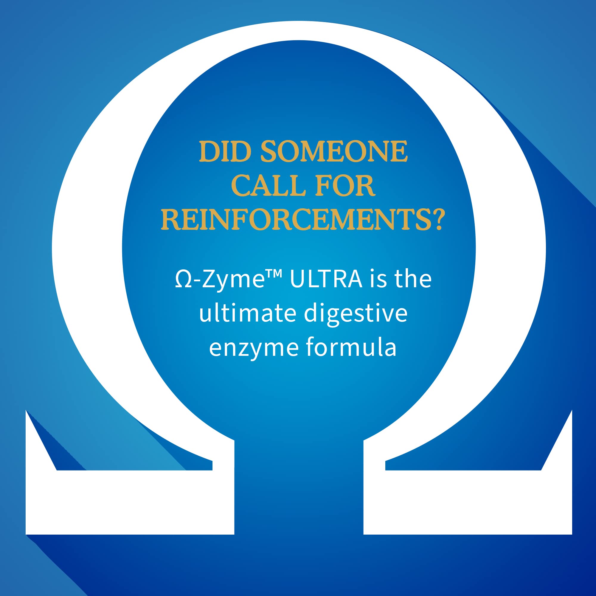Garden of Life Omega-Zyme Ultra bottle being poured demonstrates easy daily use for digestion support.