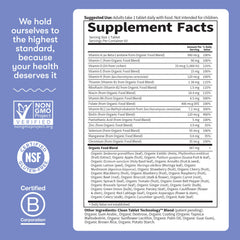 Garden of Life organic minerals highlight selenium and zinc emphasis.