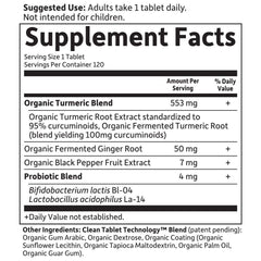 Clean tablet technology and organic non GMO materials shown