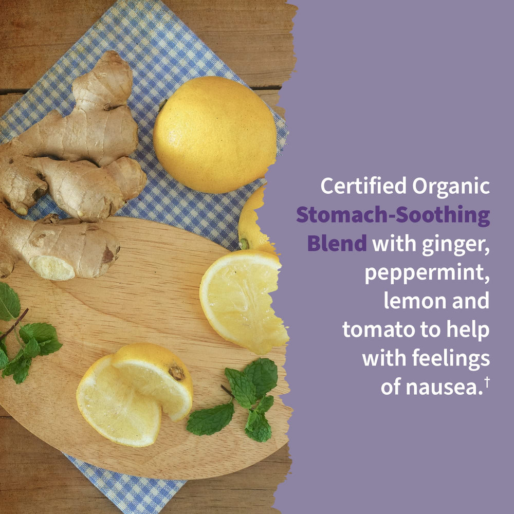 Garden of Life Organics Prenatal label emphasizing folate from organic lemon peel.
