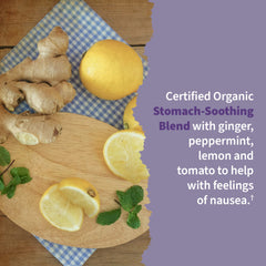 Garden of Life Organics Prenatal label emphasizing folate from organic lemon peel.