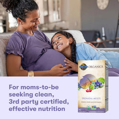 Garden of Life Organics Prenatal Multi dissolves in about 45 minutes