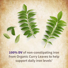 Garden of Life Organics Prenatal ingredients page showing 30+ organic fruits and veggies.