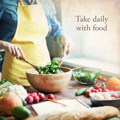 Garden of Life Organics Women 40+ multi packaging on desk appeals to busy mornings.