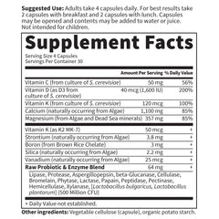 Garden of Life Raw Calcium with probiotics and enzymes aids digestion and nutrient absorption