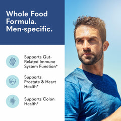Garden of Life RAW Probiotics Men capsules taken with water for daily use.