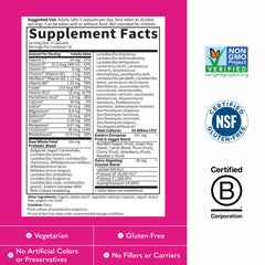 Garden of Life Raw Probiotics Women 32 strains displayed on packaging