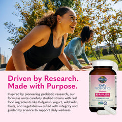Garden of Life Raw Probiotics Women dairy-digesting enzymes noted on bottle