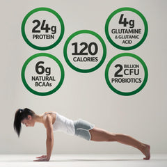 Garden of Life SPORT whey protein with glutamine and BCAAs, supporting muscle recovery