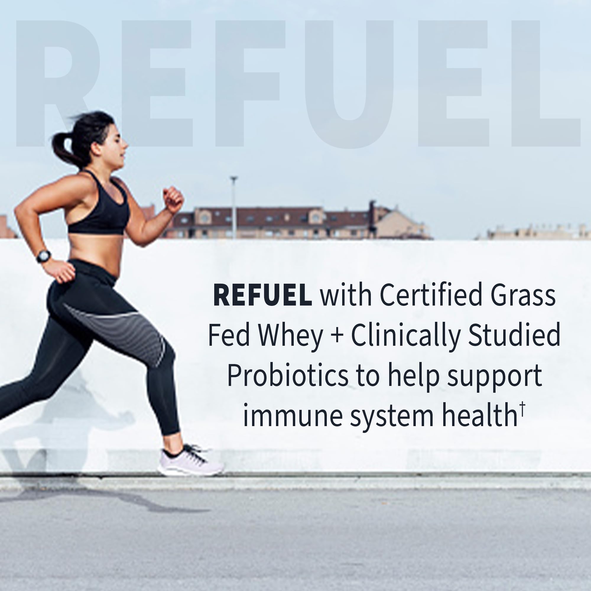 Garden of Life SPORT probiotics label emphasizing immune support