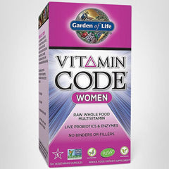 Garden of Life Vitamin Code Mujeres, formato vegetariano para mujeres activas.