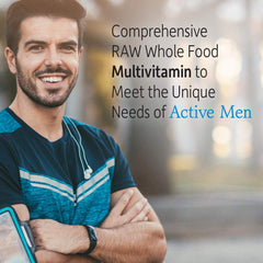 Garden of Life Vitamin Code Raw One for Men probiotics pack supports gut health.