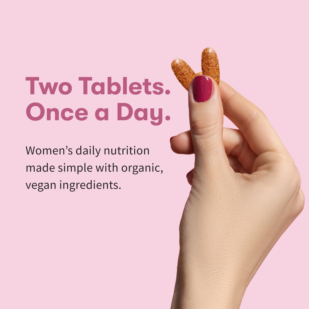 Garden of Life Women's Multivitamin non-GMO seal underscores clean, transparent ingredients.