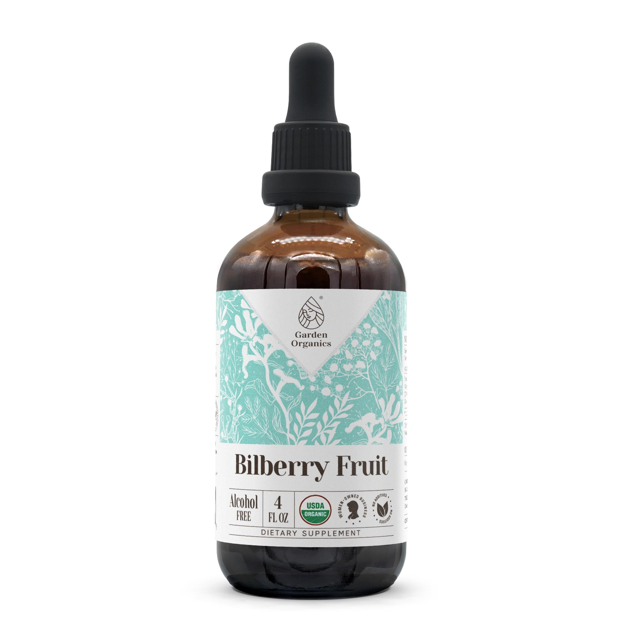 Garden Organics Bilberry dried fruit bottle ready for daily use