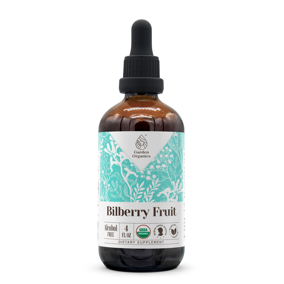 Garden Organics Bilberry dried fruit bottle ready for daily use