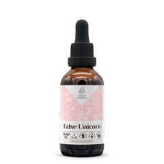 Garden Organics False Unicorn bottle with dropper for precise, alcohol-free dosing