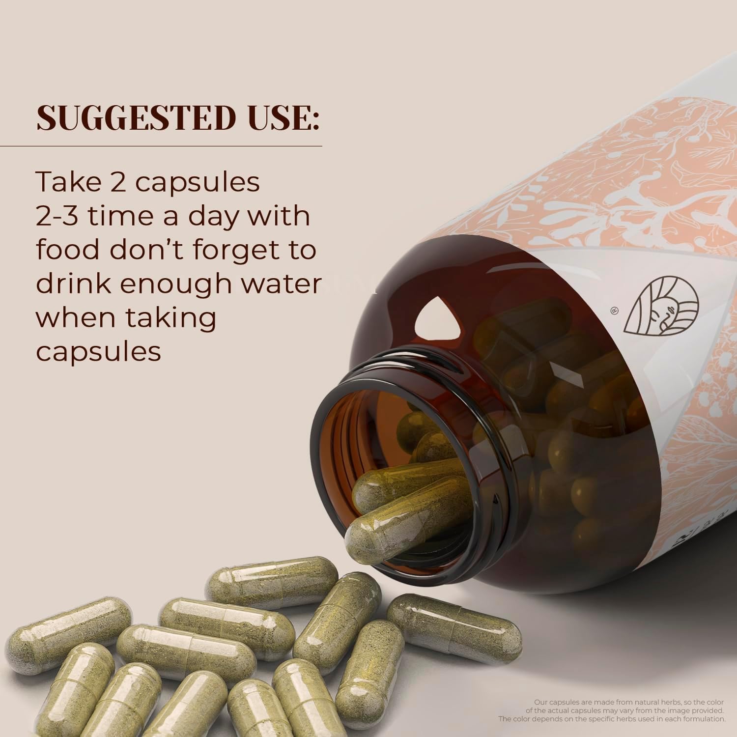 Garden Organics Wormwood bottle side-label highlighting natural ingredients and cruelty-free vegan formulation