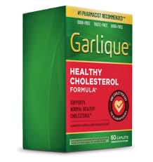 Garlique capsule close-up showing gentle on stomach formula.