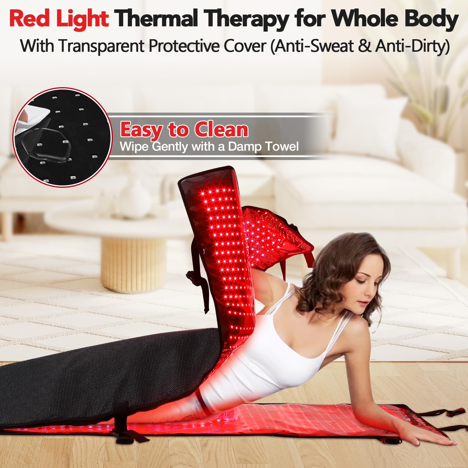 GarveeHome 30-minute timer auto-off supports flexible daily sessions.