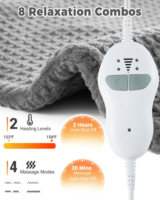 GarveeHome ergonomic contour design supports neck and back massage