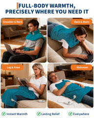 GarveeHome massaging pad offers 8 modes to customize your relaxation routine.