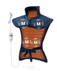 GarveeHome massaging heating pad with full coverage for neck, shoulders, and back.