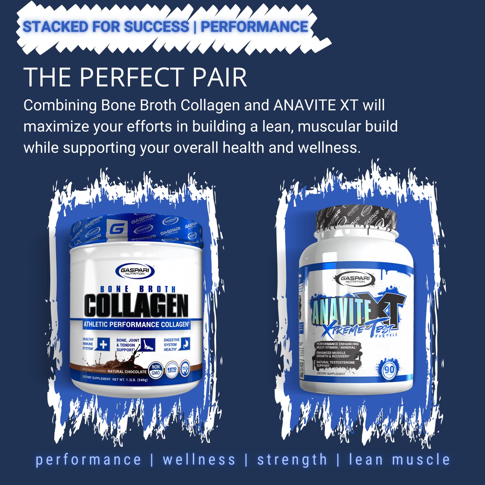 Gaspari Anavite XT brand logo on the label reinforcing trusted quality