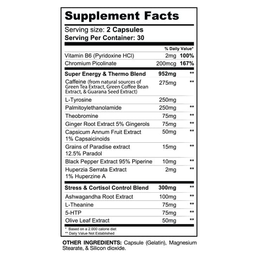 Gaspari DTN8 mental focus capsules ready for daily training.