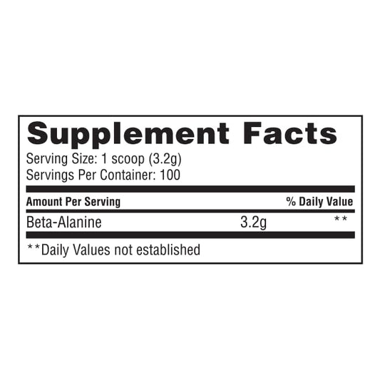 Gaspari Beta-Alanine powder with scoop for workout endurance.
