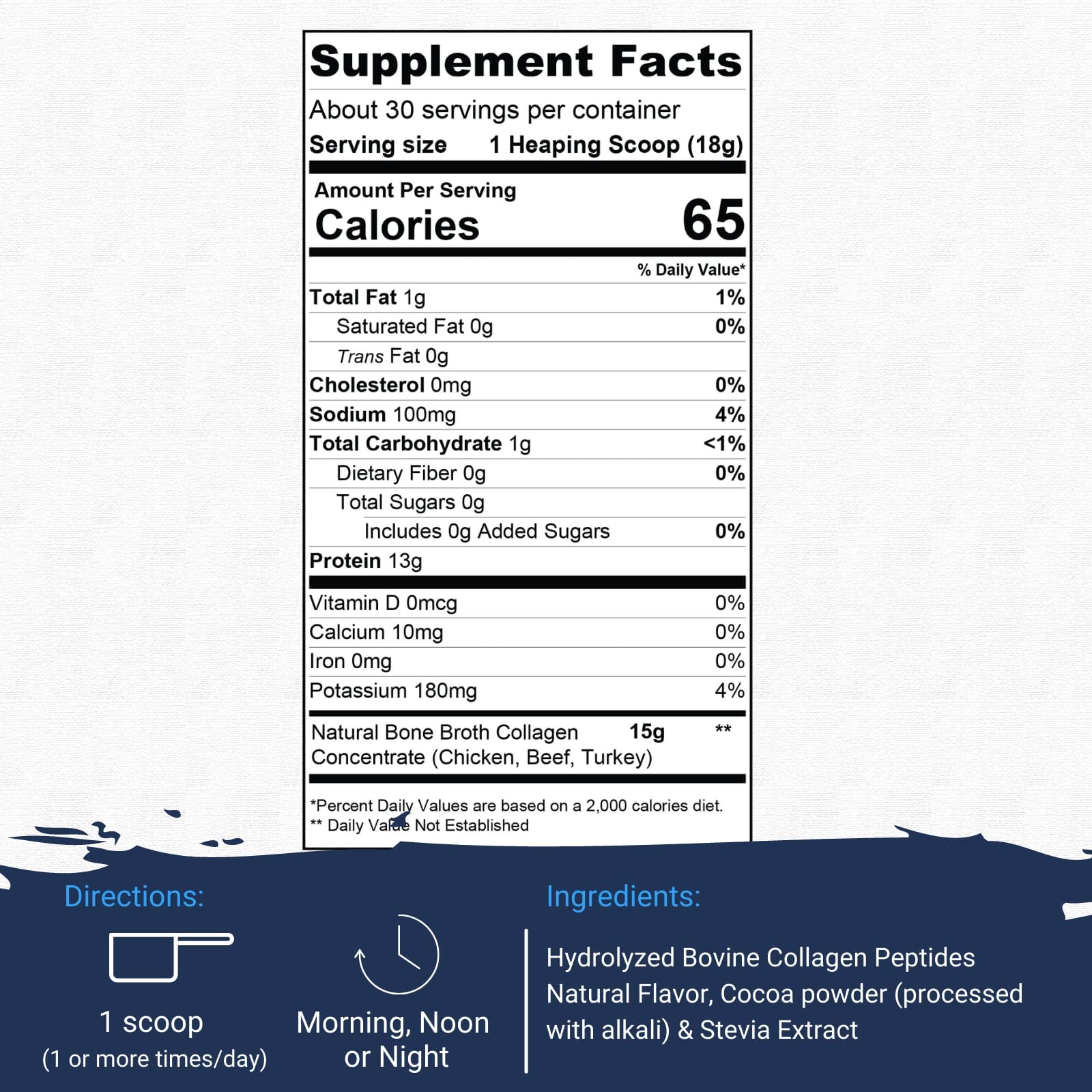 Gaspari Nutrition Bone Broth shake glass ready-to-mix protein option.