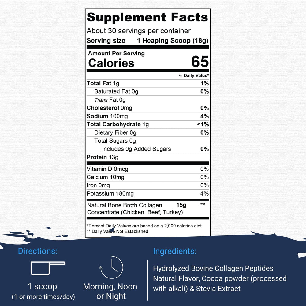 Gaspari Nutrition Bone Broth shake glass ready-to-mix protein option.